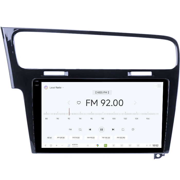 Navigatie Dedicata Volkswagen Golf 7, Negru DUDU3, 4GB RAM 64GB ROM, Octacore, Platforma 8581, Android, Display QLED 9", DSP, Carplay&AndroidAuto [3]