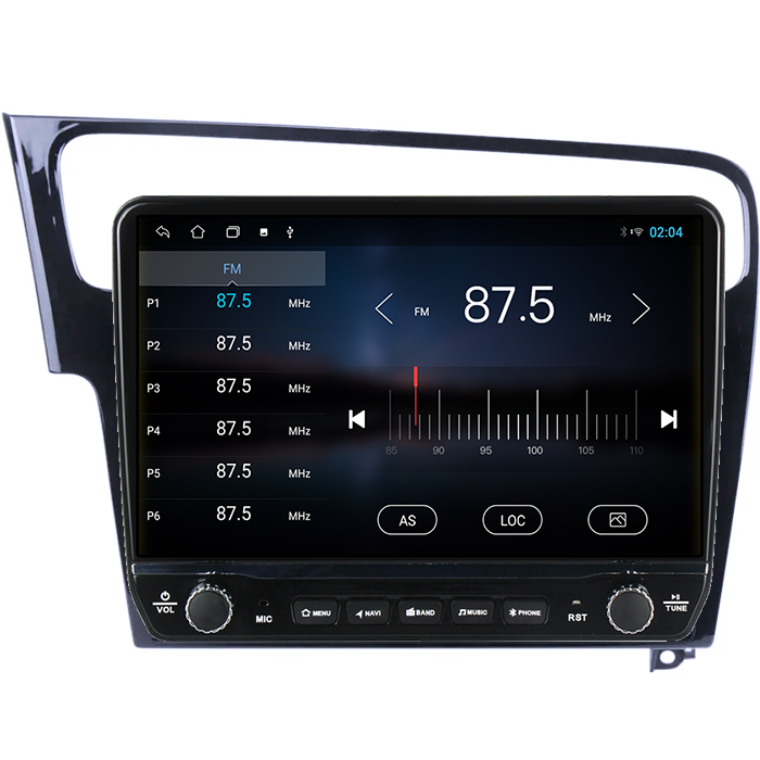 Navigatie dedicata Volkswagen Golf 7 Tesla cu butoane rotative model 2024, 4GB RAM 64GB ROM, Procesor Quadcore, Android 14, Display QLED 10", DSP, Carplay&Android Auto [3]