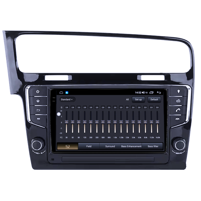 Navigatie dedicata Volkswagen Golf 7 2013-Prezent, cu butoane fizice, , 8GB RAM 128GB ROM, Octacore, Platforma 7862,Android 13, Display QLED 2K 9”, Suporta camera 360º, DSP, Carplay&Android Auto, SIM  [2]