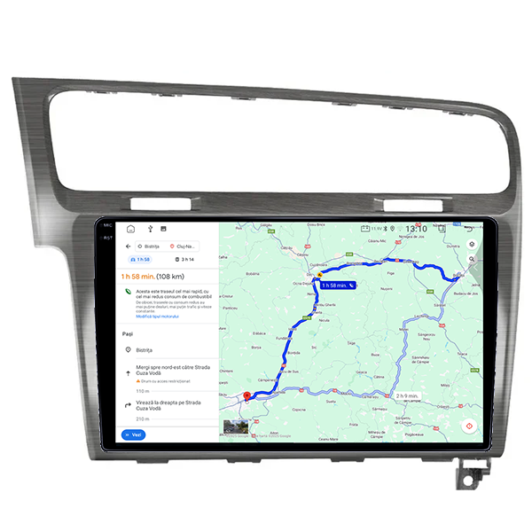 Navigatie dedicata Volkswagen Golf 7, Gri Sidefat, 4GB RAM 64GB ROM, Quad Core, Display 10" QLED 1K, Carplay, Android 14, Bluetooth, Magazin Play, Suport Camere AHD [5]
