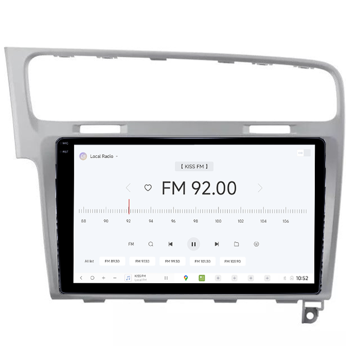 Navigatie Dedicata Volkswagen Golf 7, Gri DUDU3, 4GB RAM 64GB ROM, Octacore, Platforma 8581, Android, Display QLED 9", DSP, Carplay&AndroidAuto [3]