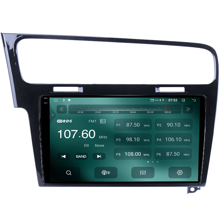 Navigatie dedicata Volkswagen Golf 7, Silver, 4GB RAM 64GB ROM, Quad Core, Display 10" QLED 1K, Carplay, Android 14, Bluetooth, Magazin Play, Suport Camere AHD [3]