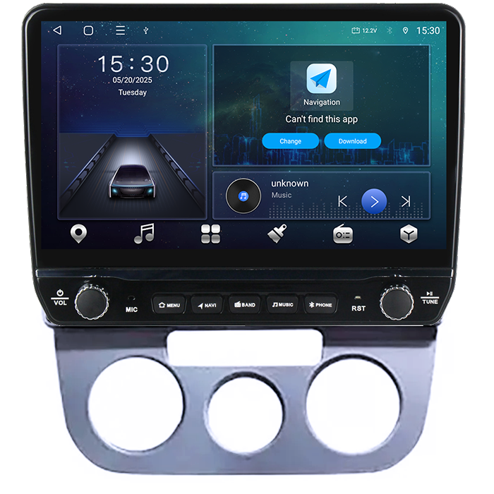 Navigatie dedicata Volkswagen Jetta 3 2004-2011 Tesla cu butoane rotative model 2024, 4GB RAM 64GB ROM, Procesor Quadcore, Android 14, Display QLED 10", DSP, Carplay&And [6]