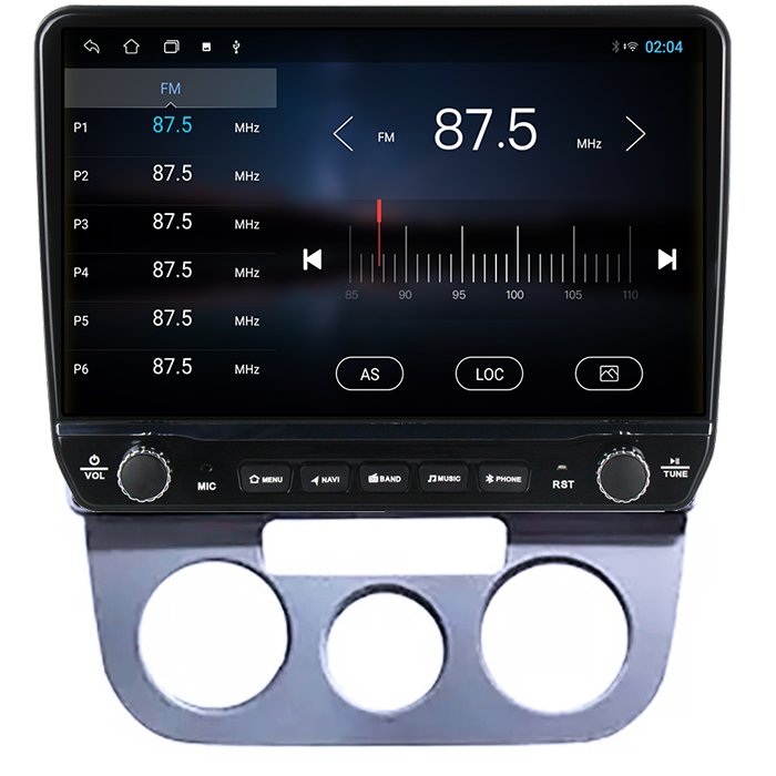Navigatie dedicata Volkswagen Jetta 3 2004-2011 Tesla cu butoane rotative model 2024, 4GB RAM 64GB ROM, Procesor Quadcore, Android 14, Display QLED 10", DSP, Carplay&And [2]