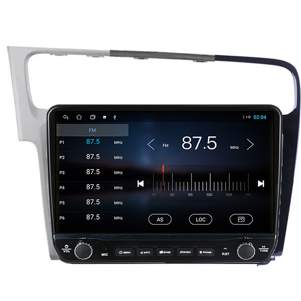 Navigatie dedicata Volkswagen Golf 7 Tesla Style model 2024, Android, Carplay&Android Auto, 10 inch , 8+128GB, Internet, Aplicatii, Waze, GPS [4]
