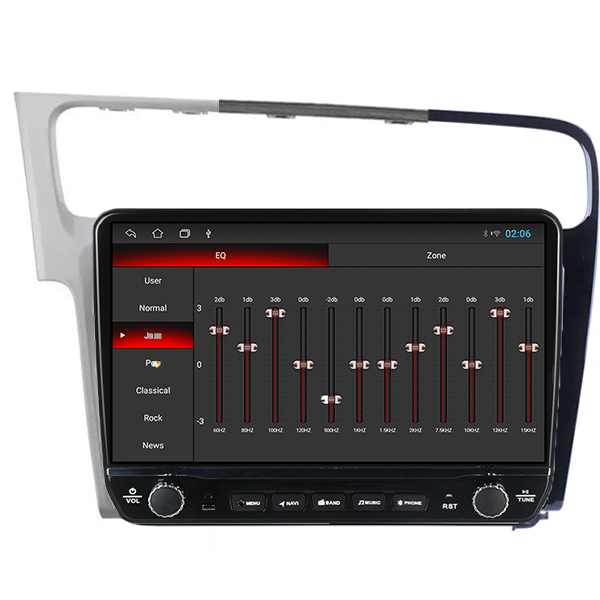 Navigatie dedicata Volkswagen Golf 7 Tesla Style model 2024, Android, Carplay&Android Auto, 10 inch , 8+128GB, Internet, Aplicatii, Waze, GPS [5]