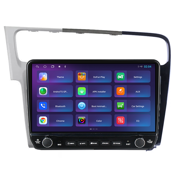 Navigatie dedicata Volkswagen Golf 7 Tesla Style model 2024, Android, Carplay&Android Auto, 10 inch , 8+128GB, Internet, Aplicatii, Waze, GPS [3]