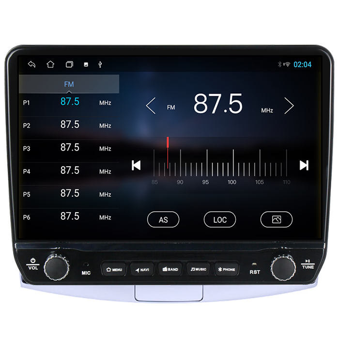 Navigatie dedicata VW Passat B6/B7/CC Gri Tesla Style model 2024, Android, Carplay&Android Auto, 10 inch , 8+128GB, Internet, Aplicatii, Waze, GPS [3]