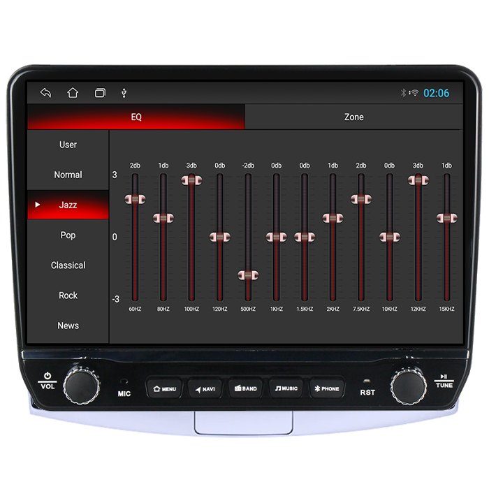 Navigatie dedicata VW Passat B6/B7/CC Gri Tesla Style model 2024, Android, Carplay&Android Auto, 10 inch , 8+128GB, Internet, Aplicatii, Waze, GPS [2]