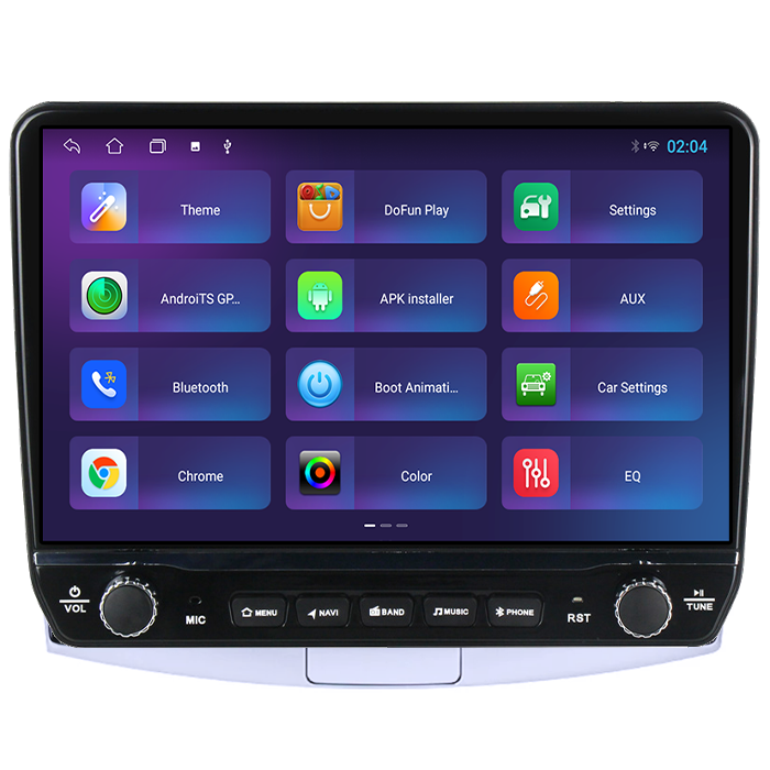 Navigatie dedicata VW Passat B6/B7/CC Gri Tesla Style model 2024, Android, Carplay&Android Auto, 10 inch , 8+128GB, Internet, Aplicatii, Waze, GPS [4]