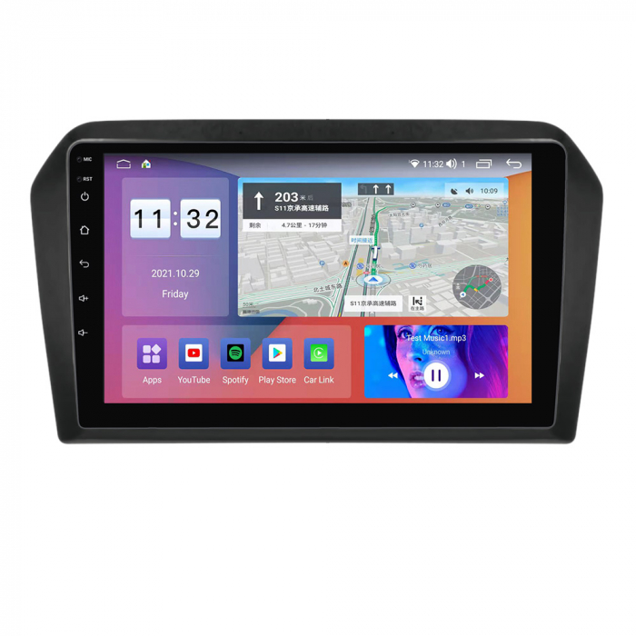 Navigatie dedicata Volkswagen Jetta 2013-2017, 4 GB RAM 32 ROM, Android 14, Display QLED, 9", DSP, Carplay, Android Auto, Internet, Youtube, Waze, WI-FI, USB, Bluetooth [3]