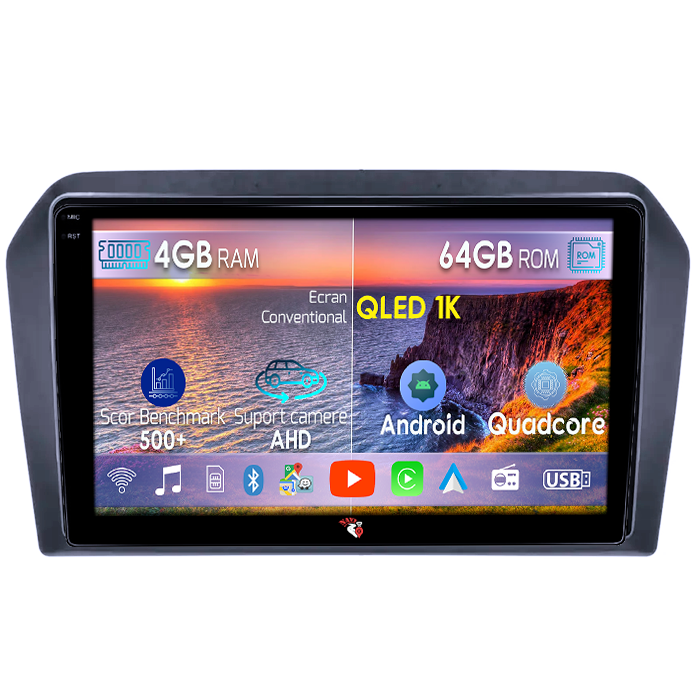 Navigatie dedicata Volkswagen Jetta 2013-2017, 4GB RAM 64GB ROM, Octacore, Android 14, Display QLED 1K 9", DSP, Carplay, Android Auto, Internet, Youtube, Waze, WIFI, Bluetooth [1]