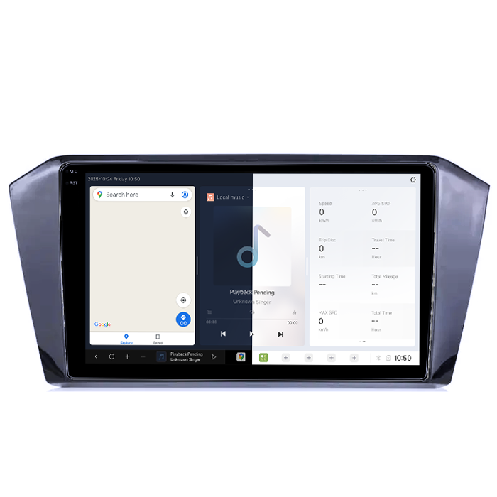 Navigatie Dedicata VW Passat B8 2015-2018 DUDU3, 4GB RAM 64GB ROM, Octacore, Platforma 8581, Android, Display QLED 9", DSP, Carplay&AndroidAuto [5]