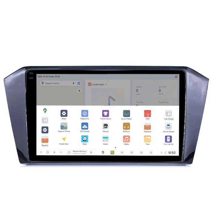 Navigatie Dedicata VW Passat B8 2015-2018 DUDU3, 4GB RAM 64GB ROM, Octacore, Platforma 8581, Android, Display QLED 9", DSP, Carplay&AndroidAuto [2]