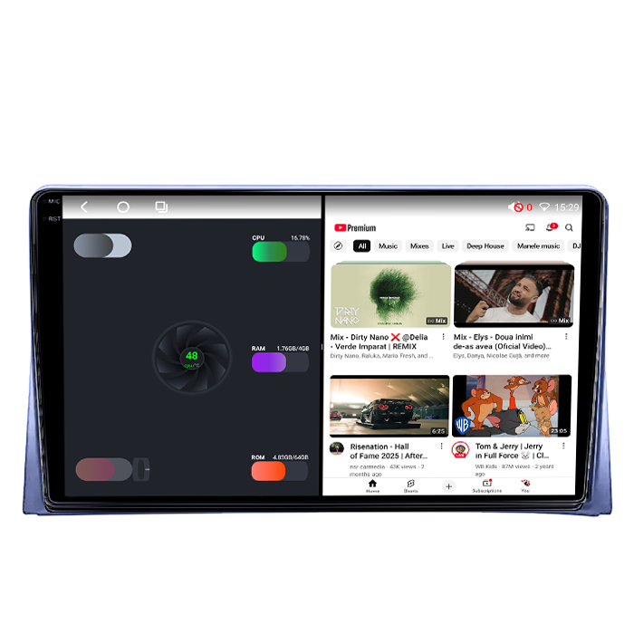Navigatie dedicata Volkswagen Matvey 2008-2015, 4GB RAM 64GB ROM, Octacore, Android 14, Display QLED 1K 9", DSP, Carplay, Android Auto, Internet, Youtube, Waze, WIFI, Bluetooth [3]