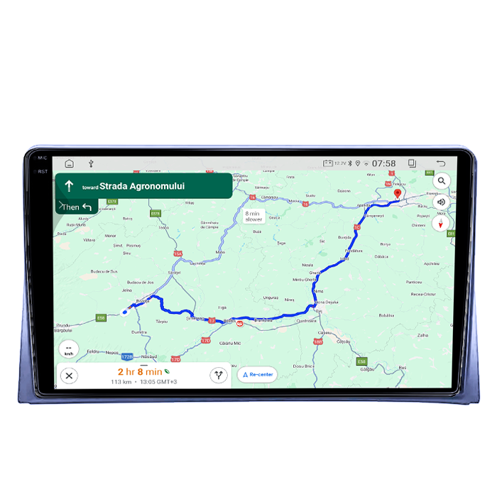 Navigatie dedicata Volkswagen Multivan 2003-2015, 4GB RAM 64GB ROM, Quad Core, Display 9" QLED 1K, Carplay, Android 14, Bluetooth, Magazin Play, Suport Camere AHD [5]