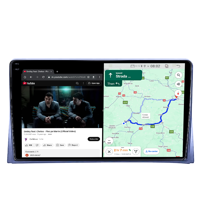 Navigatie dedicata Volkswagen Multivan 2003-2015, 4GB RAM 64GB ROM, Quad Core, Display 9" QLED 1K, Carplay, Android 14, Bluetooth, Magazin Play, Suport Camere AHD [6]