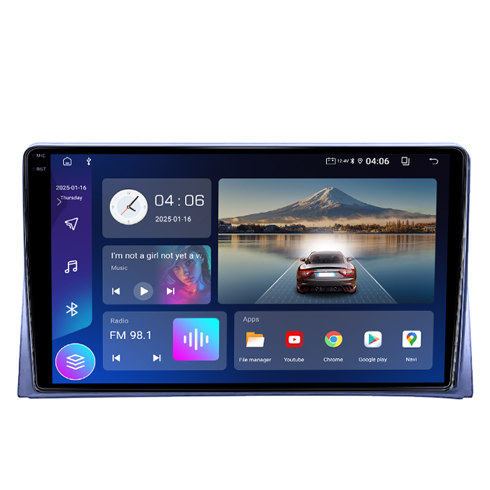 Navigatie dedicata Volkswagen Multivan 2003-2015, 4GB RAM 64GB ROM, Quad Core, Display 9" QLED 1K, Carplay, Android 14, Bluetooth, Magazin Play, Suport Camere AHD [2]