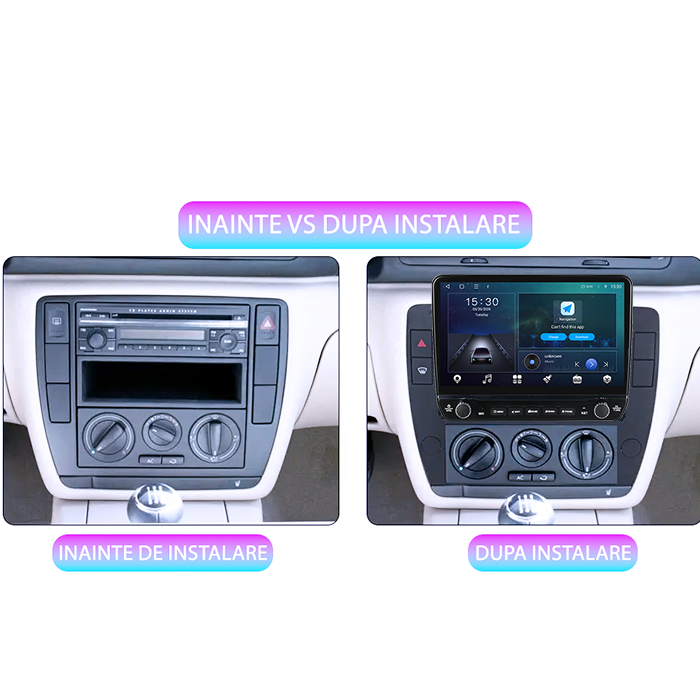 Navigatie dedicata Volkswagen Passat B5 2000-2005 Tesla cu butoane rotative model 2024, 4GB RAM 64GB ROM, Procesor Quadcore, Android 14, Display QLED 10", DSP, Carplay&Android Auto [7]