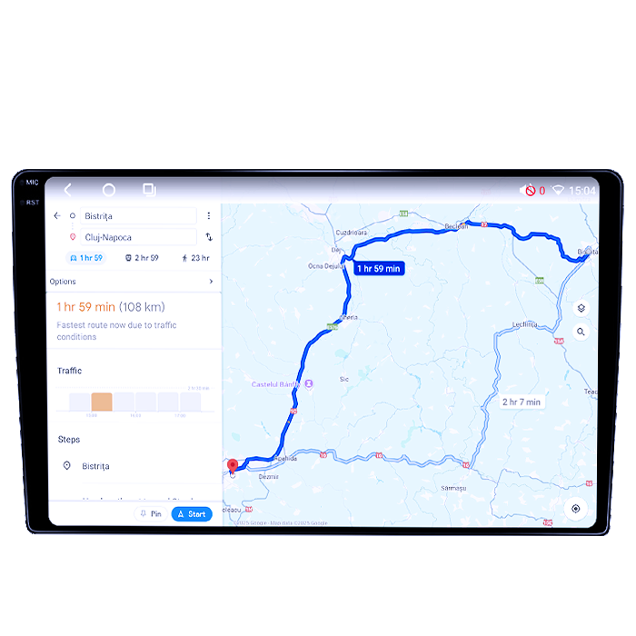 Navigatie dedicata Volkswagen Passat B5 1996-2005 , 4GB RAM 64GB ROM, Octacore, Android 14, Display QLED 1K 9", DSP, Carplay, Android Auto, Internet, Youtube, Waze, WIFI, Bluetooth [4]