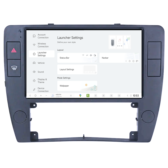 Navigatie Dedicata Volkswagen Passat B5 2000-2005 DUDU3, 4GB RAM 64GB ROM, Octacore, Platforma 8581, Android, Display QLED 9", DSP, Carplay&AndroidAuto [2]