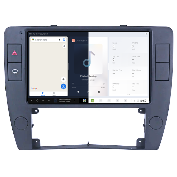 Navigatie Dedicata Volkswagen Passat B5 2000-2005 DUDU3, 4GB RAM 64GB ROM, Octacore, Platforma 8581, Android, Display QLED 9", DSP, Carplay&AndroidAuto [5]