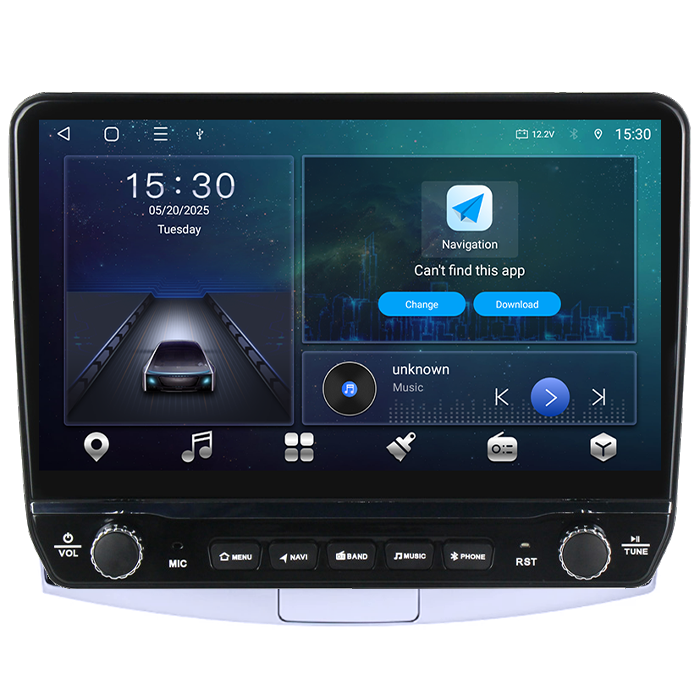 Navigatie dedicata Volkswagen Passat B6 2006-2011 Tesla cu butoane rotative model 2024, 4GB RAM 64GB ROM, Procesor Quadcore, Android 14, Display QLED 10", DSP, Carplay&Android Auto [4]