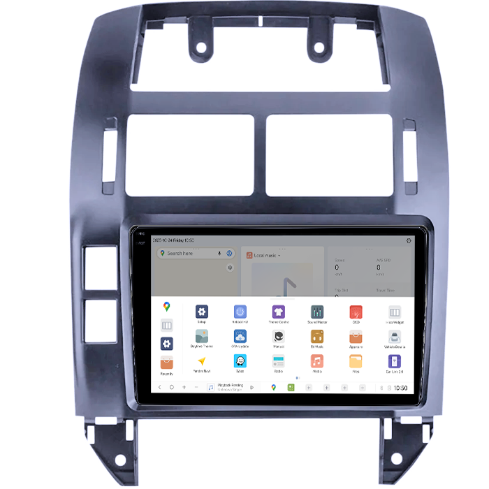 Navigatie Dedicata Volkswagen Polo Mk4 2004-2009 DUDU3, 4GB RAM 64GB ROM, Octacore, Platforma 8581, Android, Display QLED 9", DSP, Carplay&AndroidAuto [2]