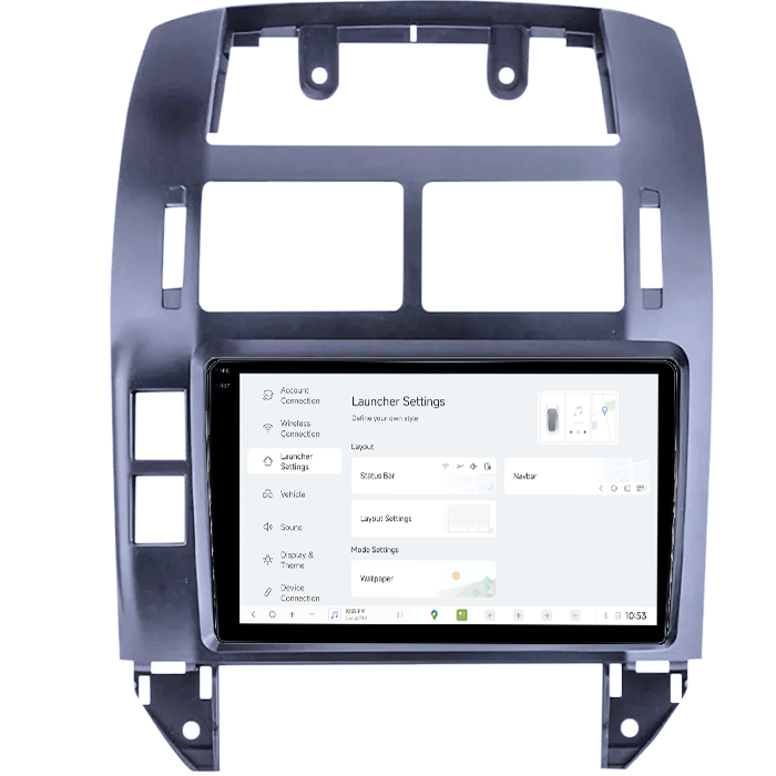 Navigatie Dedicata Volkswagen Polo Mk4 2004-2009 DUDU3, 4GB RAM 64GB ROM, Octacore, Platforma 8581, Android, Display QLED 9", DSP, Carplay&AndroidAuto [4]