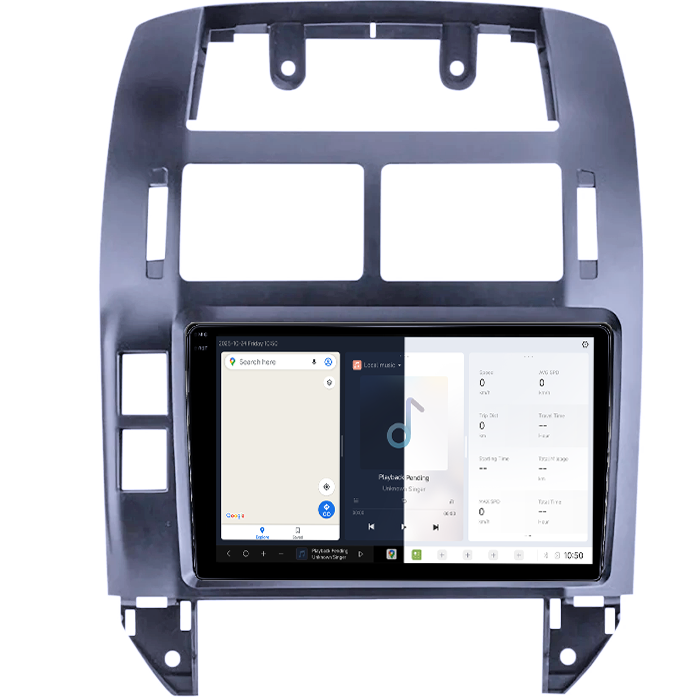 Navigatie Dedicata Volkswagen Polo Mk4 2004-2009 DUDU3, 4GB RAM 64GB ROM, Octacore, Platforma 8581, Android, Display QLED 9", DSP, Carplay&AndroidAuto [5]