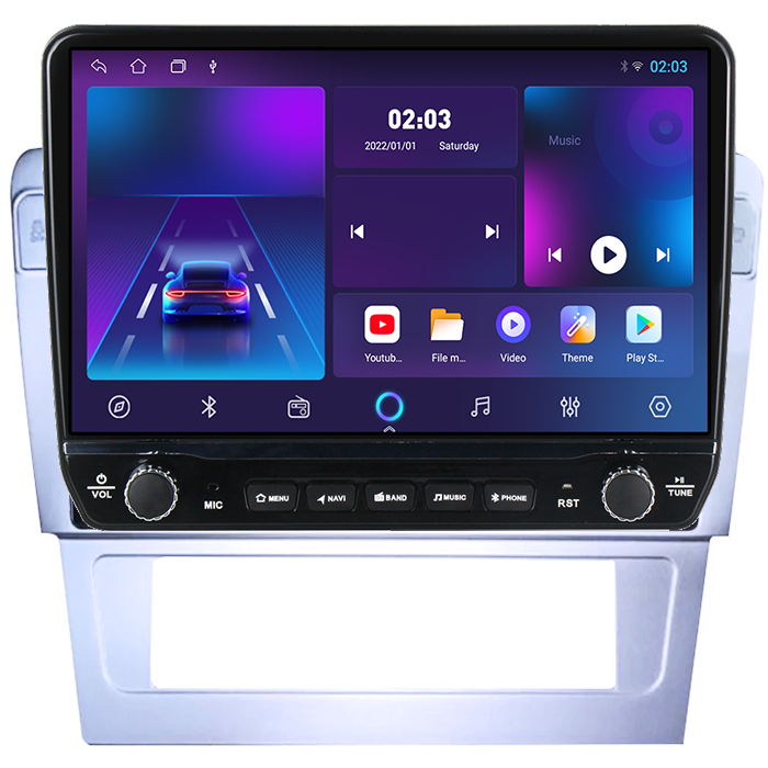 Navigatie dedicata Volkswagen Passat B7 (2012-prezent) Tesla cu butoane rotative model 2024, 4GB RAM 64GB ROM, Procesor Quadcore, Android 14, Display QLED 10", DSP, Carp [5]