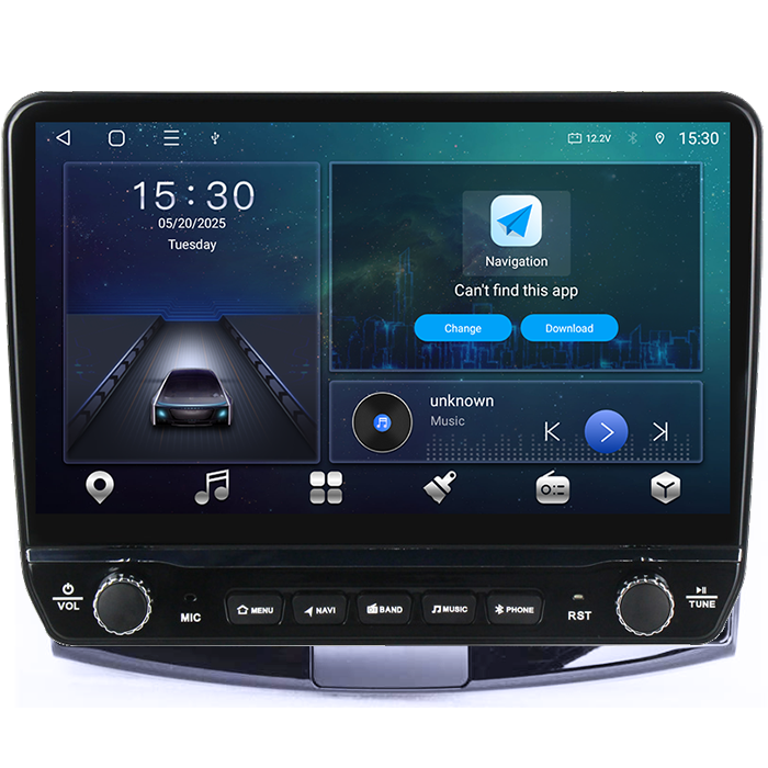 Navigatie dedicata Volkswagen Passat B6 2006-2011 Tesla cu butoane rotative model 2024, 4GB RAM 64GB ROM, Procesor Quadcore, Android 14, Display QLED 10", DSP, Carplay&A [6]