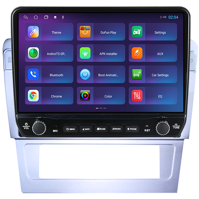 Navigatie dedicata Volkswagen Passat B7 (2012-prezent) Tesla cu butoane rotative model 2024, 4GB RAM 64GB ROM, Procesor Quadcore, Android 14, Display QLED 10", DSP, Carp [4]