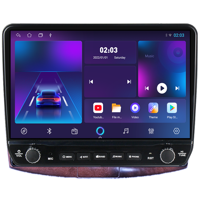 Navigatie dedicata Volkswagen Passat B6 2006-2011 Tesla cu butoane rotative model 2024, 4GB RAM 64GB ROM, Procesor Quadcore, Android 14, Display QLED 10", DSP, Carplay&A [6]