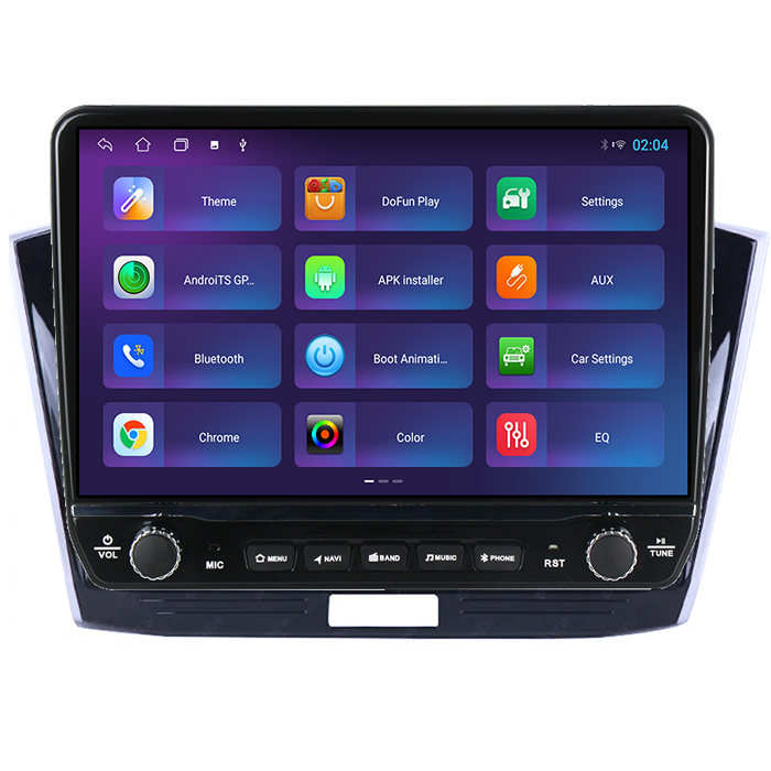 Navigatie dedicata Volkswagen Passat B8 2015-2018 Tesla cu butoane rotative model 2024, 4GB RAM 64GB ROM, Procesor Quadcore, Android 14, Display QLED 10", DSP, Carplay&A [4]