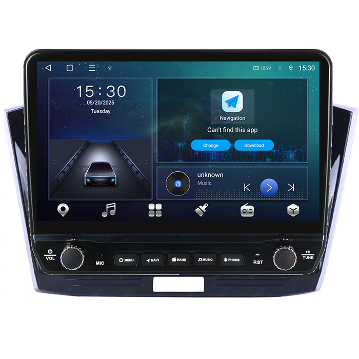 Navigatie dedicata Volkswagen Passat B8 2015-2018 Tesla cu butoane rotative model 2024, 4GB RAM 64GB ROM, Procesor Quadcore, Android 14, Display QLED 10", DSP, Carplay&A [6]