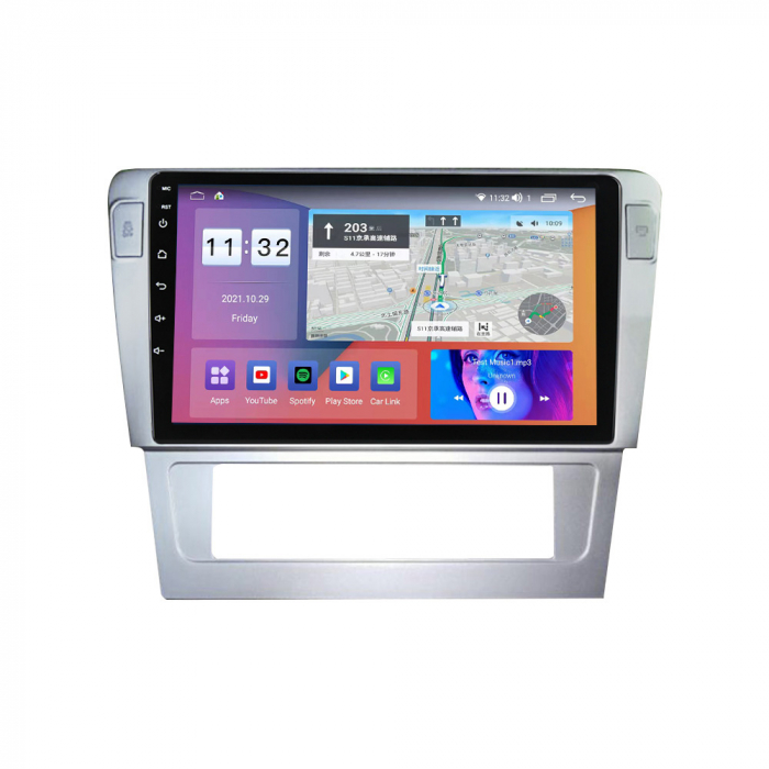 Navigatie dedicata Volkswagen Passat B7, 4GB RAM 64GB ROM, Octacore, Android 14, Display QLED 9", DSP, Carplay, Android Auto, Internet, Youtube, Waze, WIFI, Bluetooth [2]