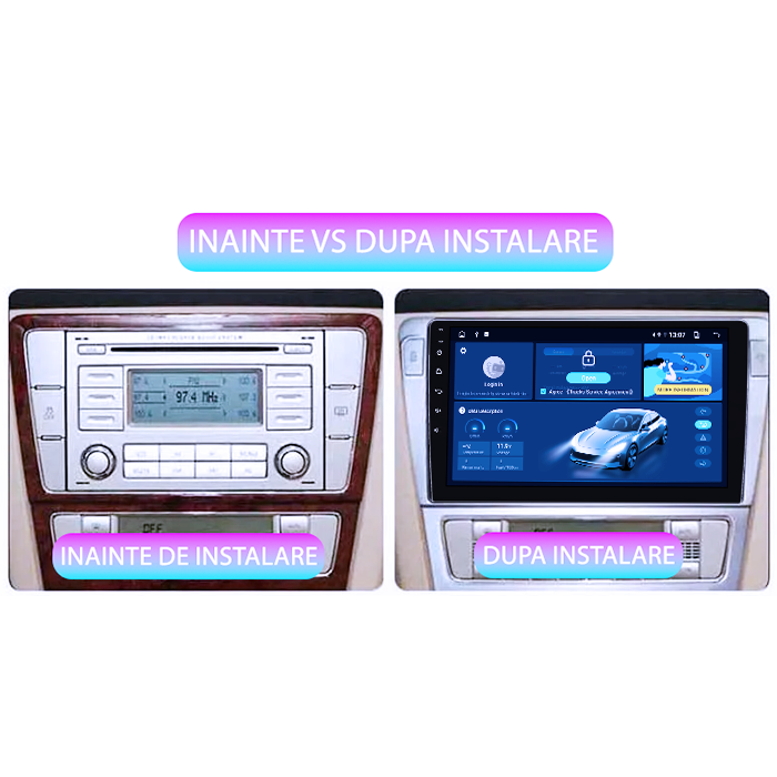 Navigatie dedicata Volkswagen Passat B7, 4GB RAM 64GB ROM, Octacore, Android 14, Display QLED 1K 9", DSP, Carplay, Android Auto, Internet, Youtube, Waze, WIFI, Bluetooth [5]