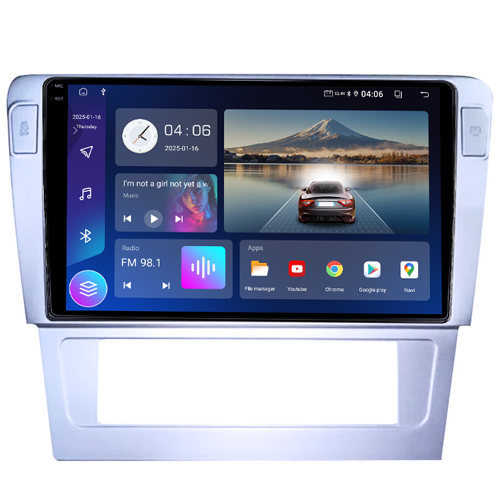 Navigatie dedicata Volkswagen Passat B7, 4GB RAM 64GB ROM, Quad Core, Display 9" QLED 1K, Carplay, Android 14, Bluetooth, Magazin Play, Suport Camere AHD [2]