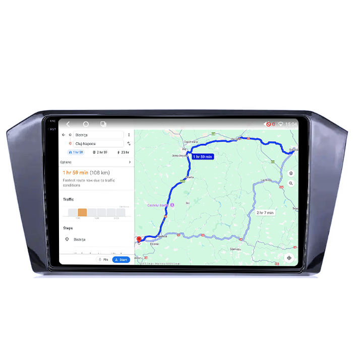 Navigatie dedicata Volkswagen Passat B8 2015-2018, 4GB RAM 64GB ROM, Octacore, Android 14, Display QLED 1K 10", DSP, Carplay, Android Auto, Internet, Youtube, Waze, WIFI, Bluetooth [4]