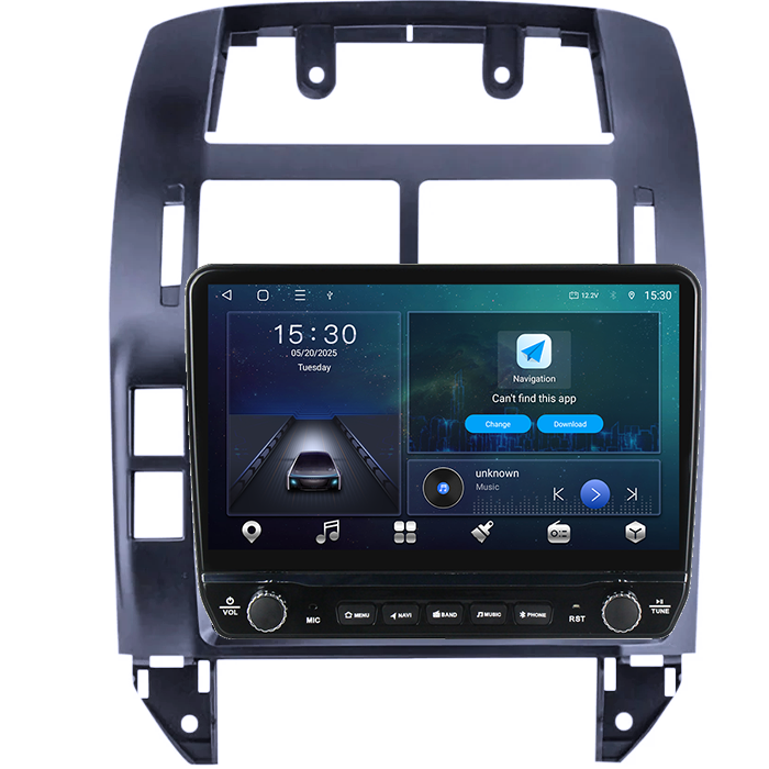 Navigatie dedicata Volkswagen Polo Mk4 2004-2009 Tesla cu butoane rotative model 2024, 4GB RAM 64GB ROM, Procesor Quadcore, Android 14, Display QLED 10", DSP, Carplay&Android Auto [6]