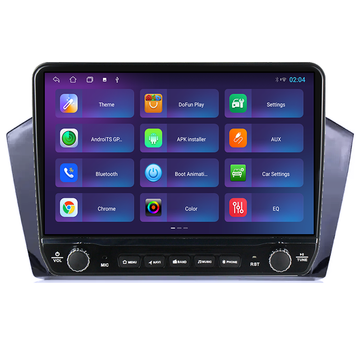 Navigatie dedicata Volkswagen Passat B8 2015-2018 Tesla cu butoane rotative model 2024, 4GB RAM 64GB ROM, Procesor Quadcore, Android 14, Display QLED 10", DSP, Carplay&A [4]