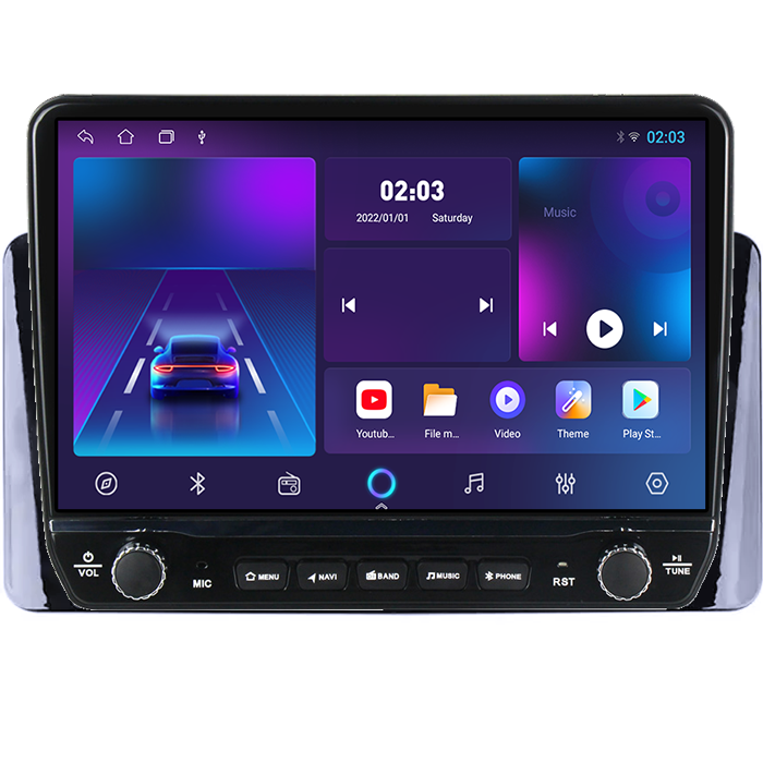 Navigatie dedicata Volkswagen Polo 6 2018-2022 Tesla cu butoane rotative model 2024, 4GB RAM 64GB ROM, Procesor Quadcore, Android 14, Display QLED 10", DSP, Carplay&Android Auto [5]
