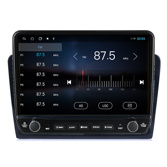 Navigatie dedicata Volkswagen Santana 2013-2017 Tesla cu butoane rotative model 2024, 4GB RAM 64GB ROM, Procesor Quadcore, Android 14, Display QLED 10", DSP, Carplay&And [2]
