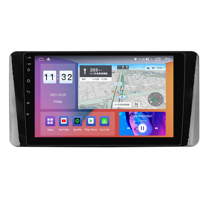 Navigatie dedicata Volkswagen Polo 6 2020-2022, 4GB RAM 64GB ROM, Octacore, Android 14, Display QLED 9", DSP, Carplay, Android Auto, Internet, Youtube, Waze, WIFI, Bluetooth [3]