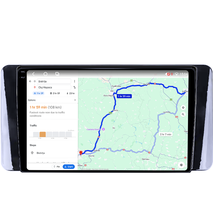 Navigatie dedicata Volkswagen Polo 6 2020-2022, 4GB RAM 64GB ROM, Octacore, Android 14, Display QLED 1K 9", DSP, Carplay, Android Auto, Internet, Youtube, Waze, WIFI, Bluetooth [4]