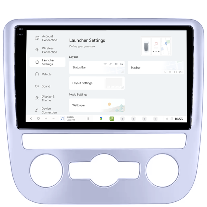 Navigatie Dedicata Volkswagen Scirocco 2009-2014 DUDU3, 4GB RAM 64GB ROM, Octacore, Platforma 8581, Android, Display QLED 9", DSP, Carplay&AndroidAuto [4]