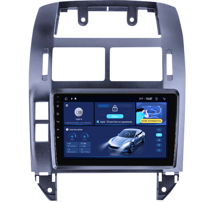 Navigatie dedicata Volkswagen Polo Mk4 2004-2009, 8GB RAM 128GB ROM, Octacore, Platforma TS18, Android 14, Display QLED 9”, Suporta camera 360º, DSP, Carplay&Android Auto, SIM 4G, Ventilator Activ [3]