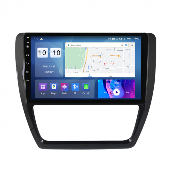 Navigatie dedicata Volkswagen Sagitar 2012-2016, 4 GB RAM 32 ROM, Android 14, Display QLED, 10", DSP, Carplay, Android Auto, Internet, Youtube, Waze, WI-FI, USB, Bluetooth [3]