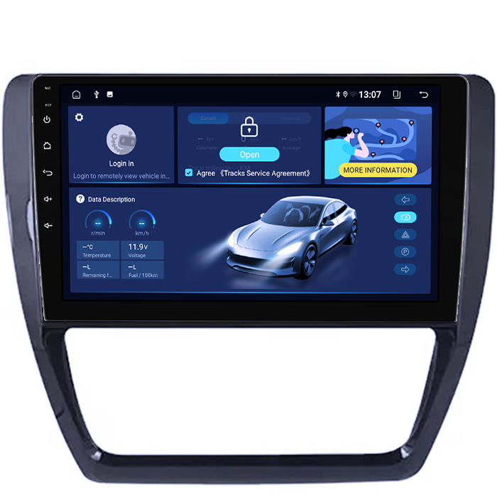 Navigatie dedicata Volkswagen Sagitar, Jetta 2012-2015, 8GB RAM 128GB ROM, Octacore, Platforma TS18, Android 14, Display QLED 9”, Suporta camera 360º, DSP, Carplay&Android Auto, SIM 4G, Ventilator Act [2]